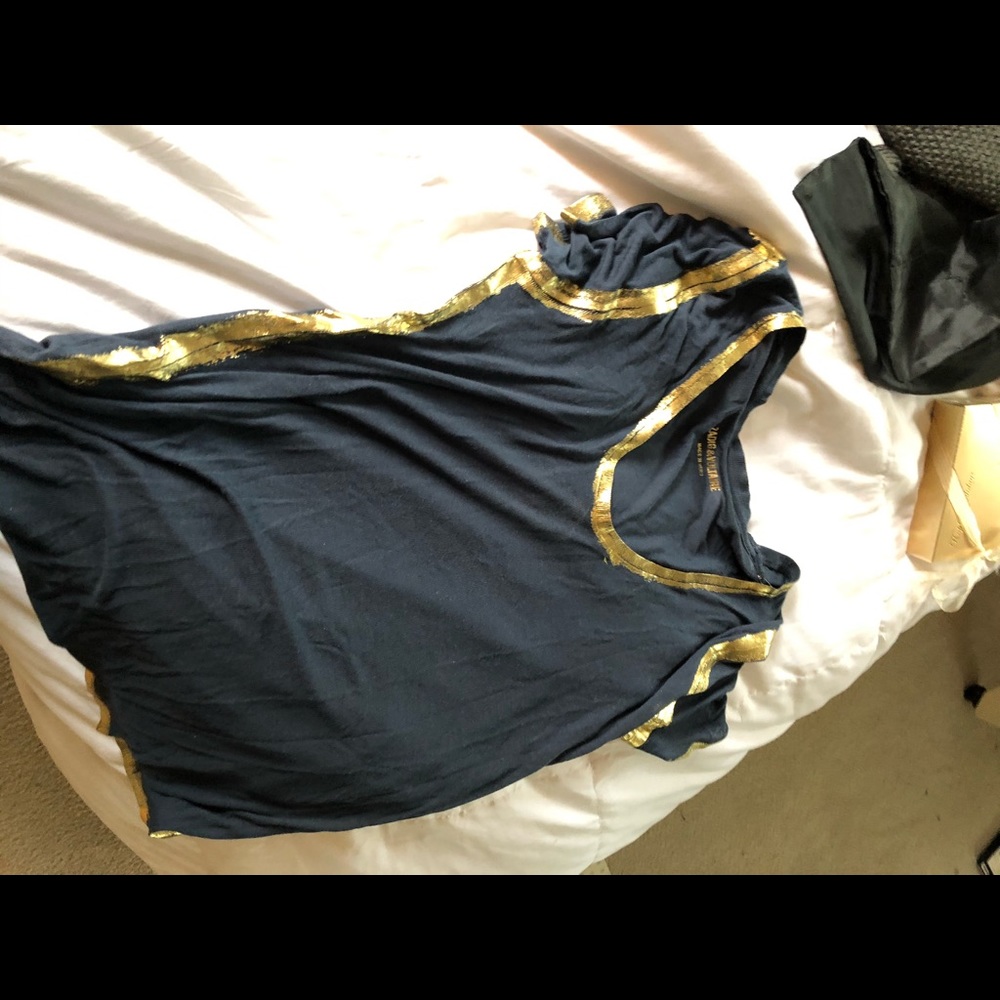 Zadig and Voltaire Navy t shirt